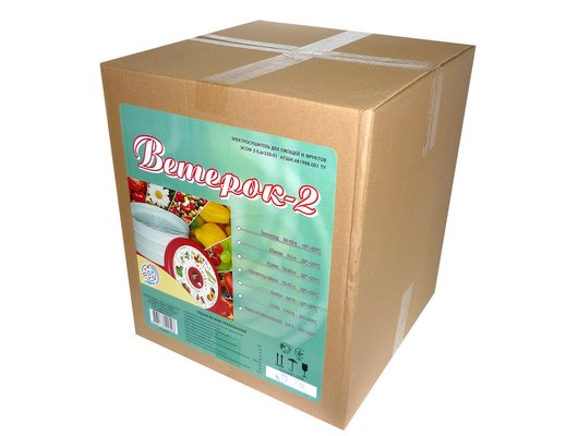 Сушилка ВЕТЕРОК-2 У с поддоном для пастилы и мармелада